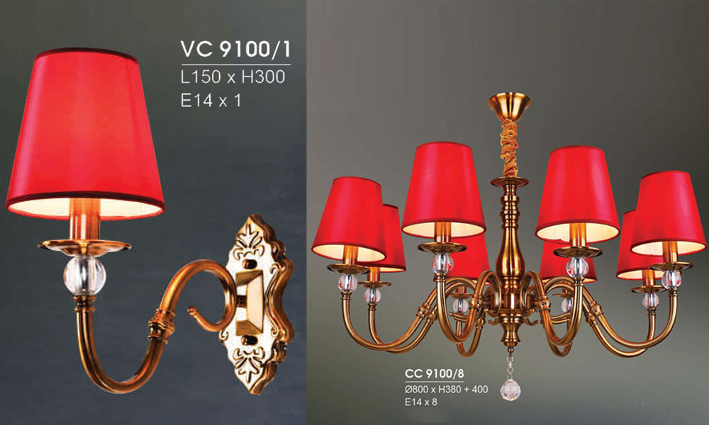 Đèn chùm đồng trang trí mẫu mới hiện đại siêu đẹp